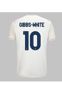 Nottingham Forest Morgan Gibbs-White #10 Voetbaltruitje Uit tenue 2025-26 Korte Mouw